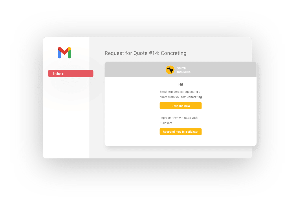 A stylised look at the supplier RFQ feature