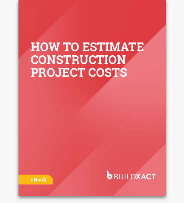 A cover image for our eBook on estimating construction project costs