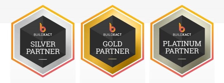 Buildxact's Partner Program Level logos