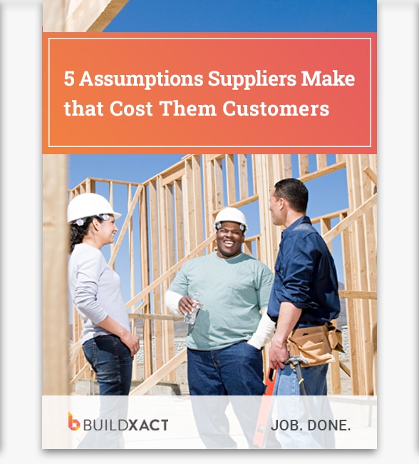 A cover image of our infographic about assumptions suppliers make that lose them customers