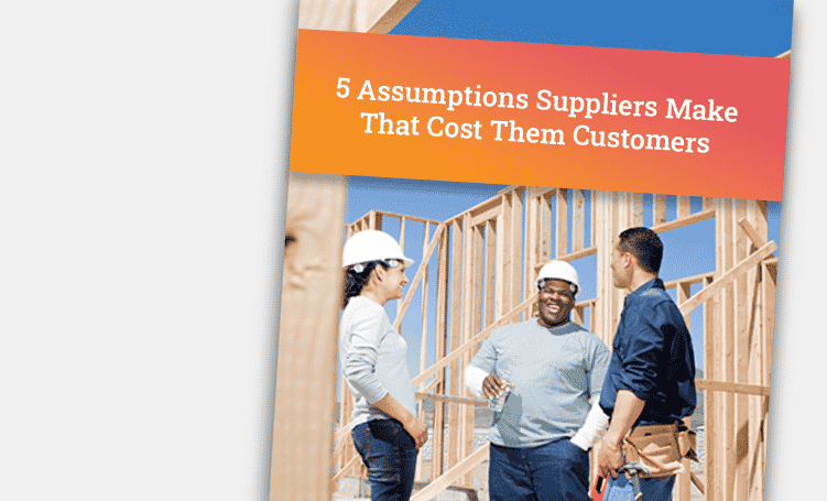 A cover image of our infographic about assumptions suppliers make that lose them customers