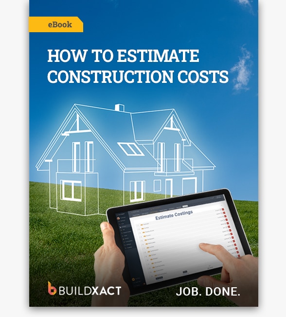 Cover image for our eBook on estimating construction costs