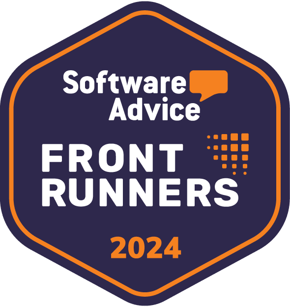 A Software Advice award badge for 2024
