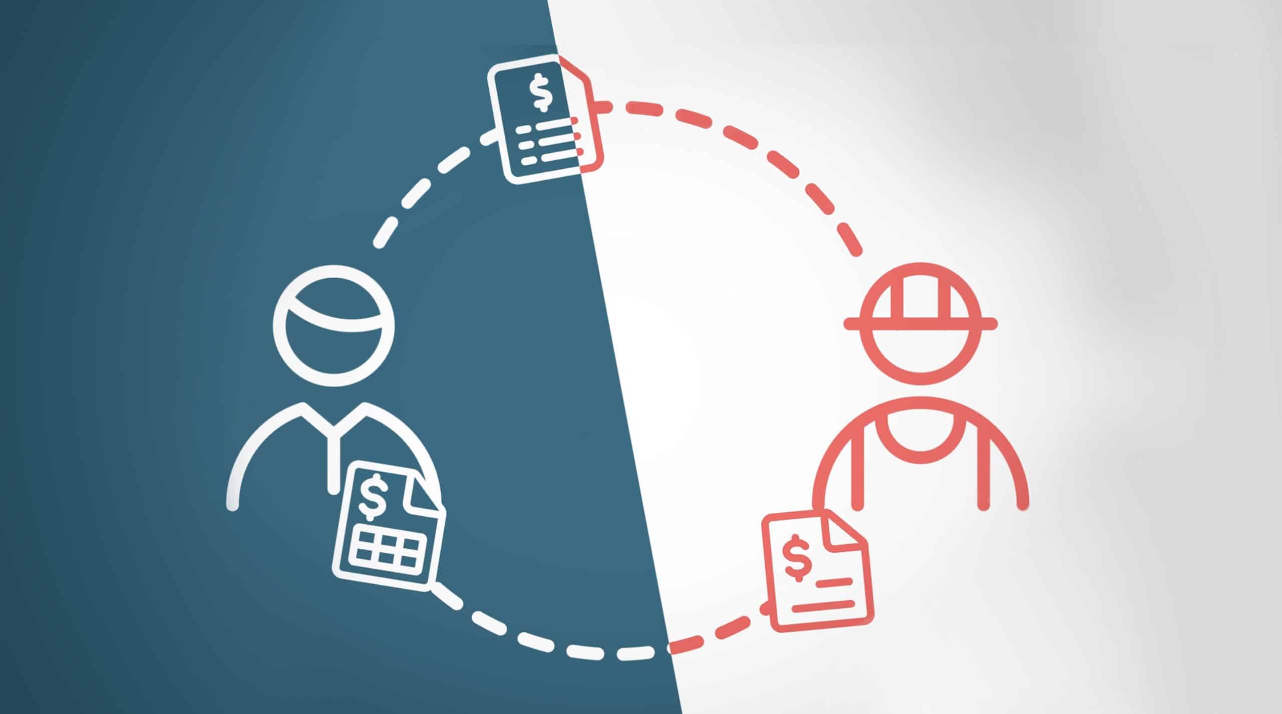 A graphic to indicate the symbotic relationship between builders and dealers