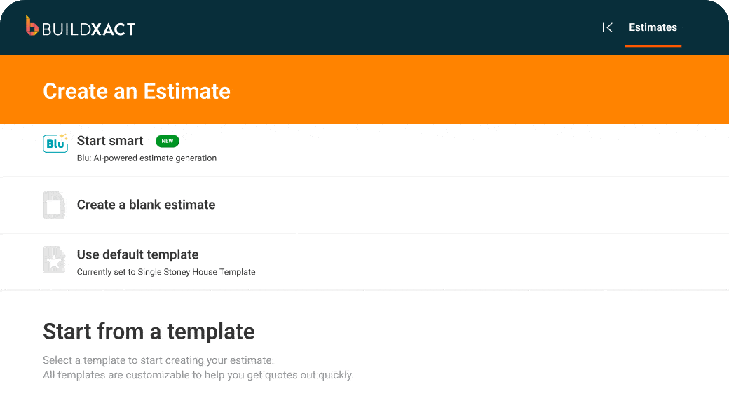 Construction Estimating Software I Buildxact CA