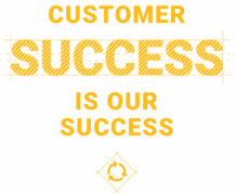 Buildxact Company Value - Customer success is our success in yellow