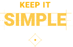 Buildxact Company Value - Keep It Simple in yellow