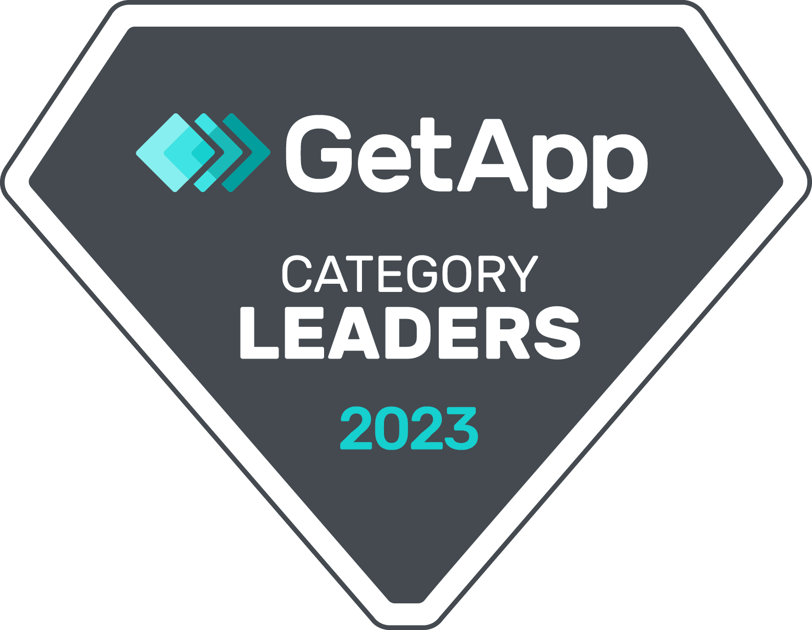 GetApp Category Leaders 2023 badge