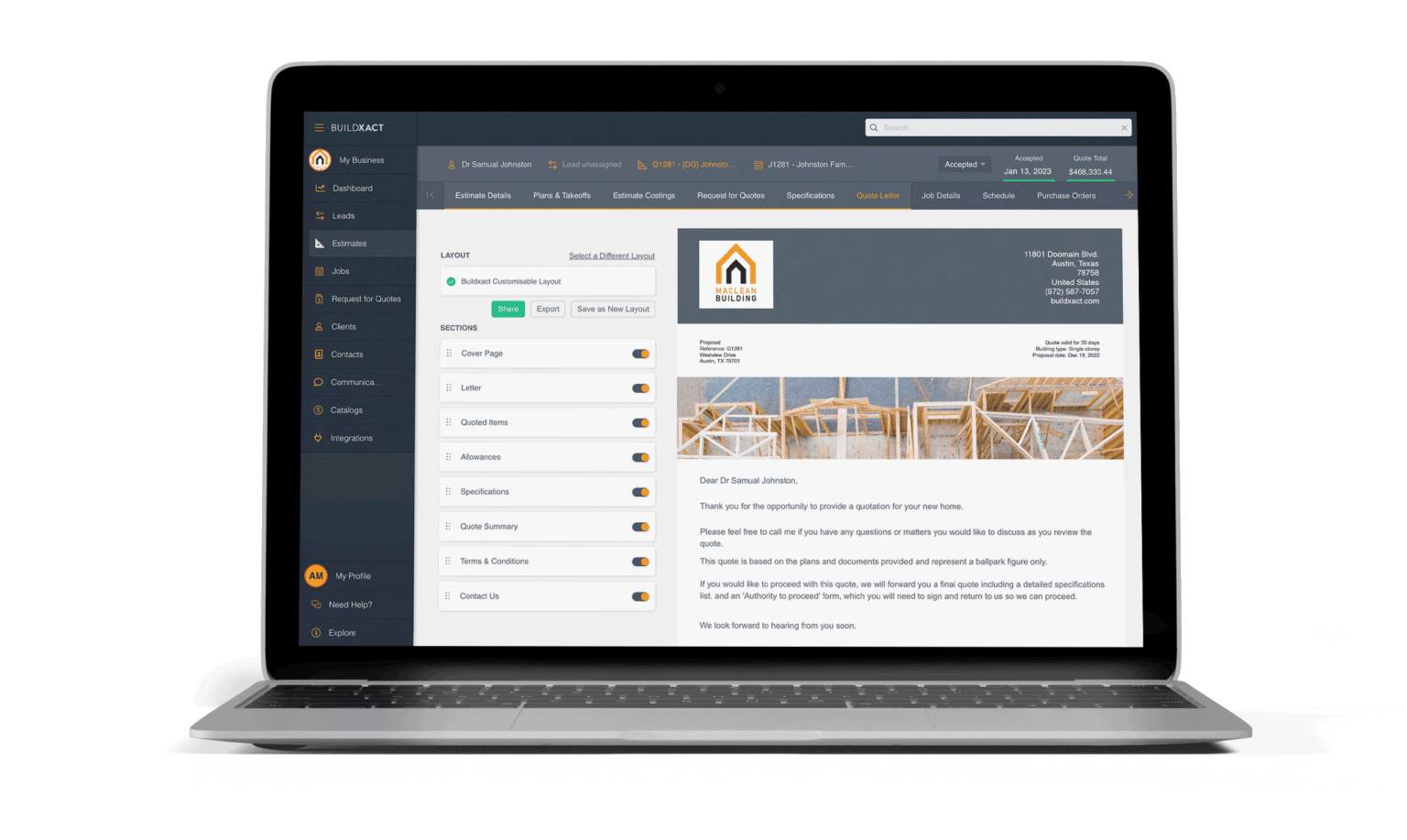 Construction Management Software | Buildxact UK