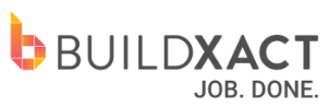 Buildxact logo with tagline: Job. Done.