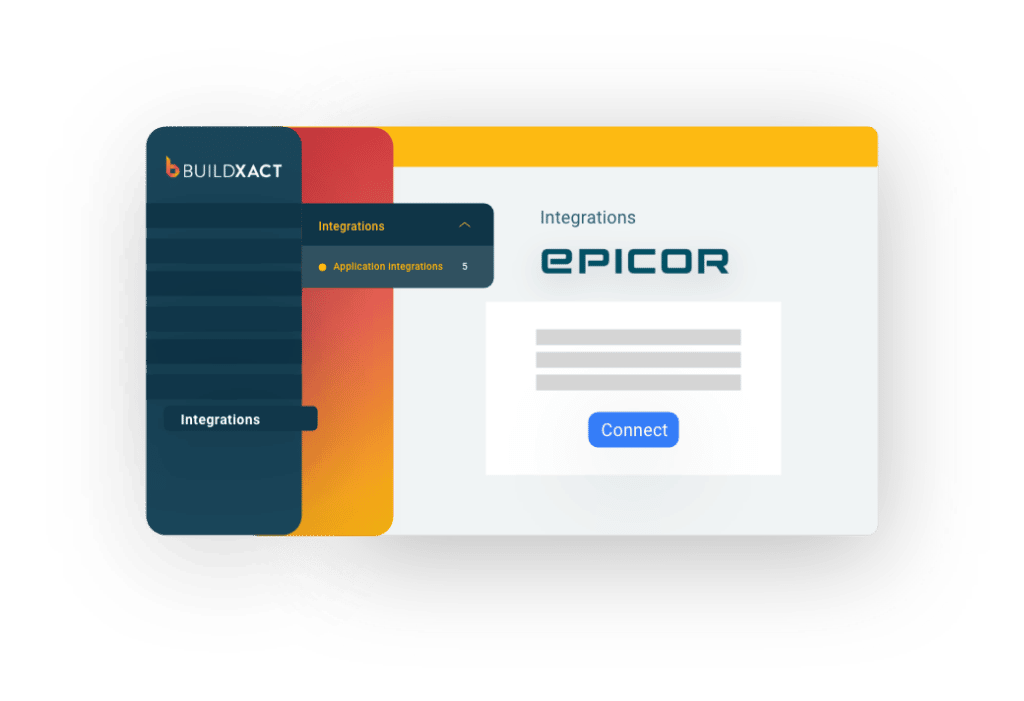 A stylized look at dealer integration with Epicor in Buildxact