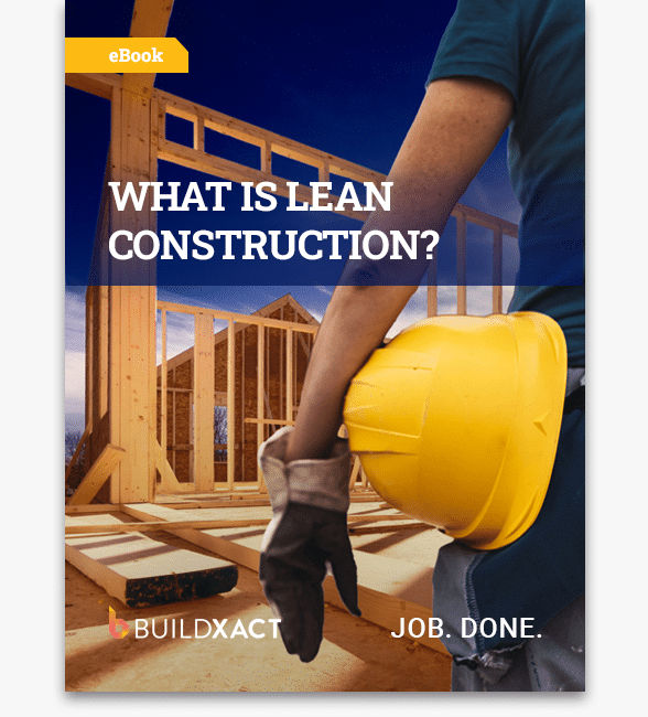 A cover image for our eBook on what is lean construction