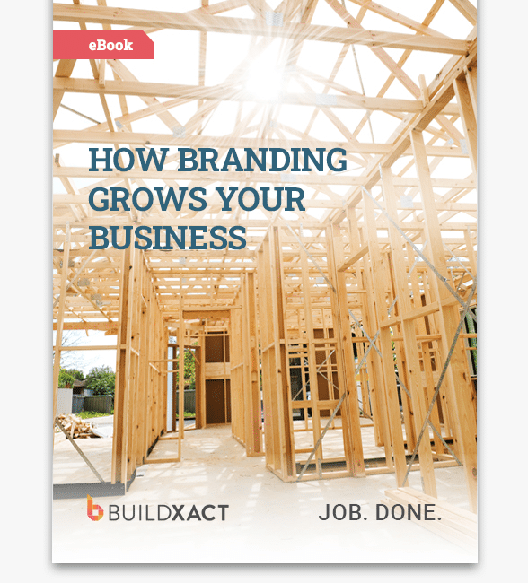 A cover image of our eBook on branding for your construction business