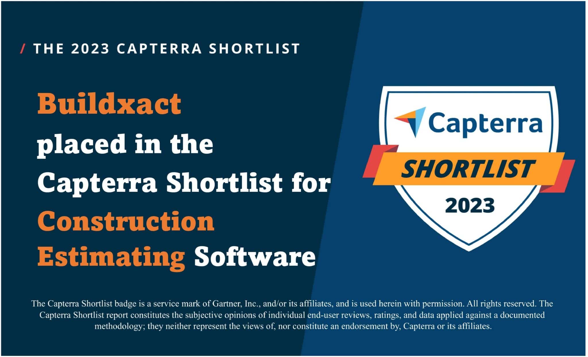 Buildxact wins Gartner estimating software award | Buildxact US