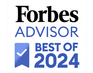 an icon showing Buildxact's recognition as best software by Forbes